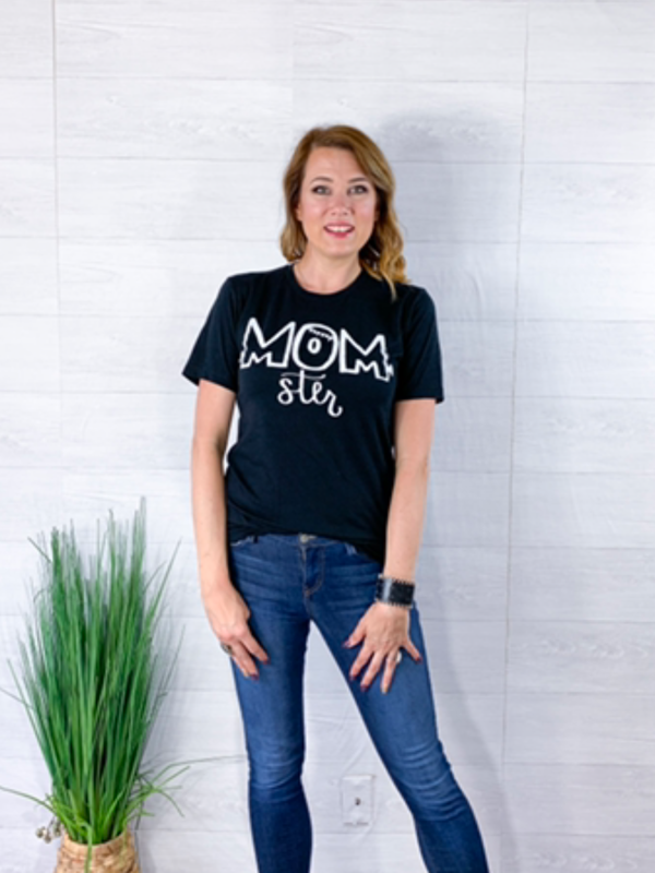 MOMster Graphic Tee - Black