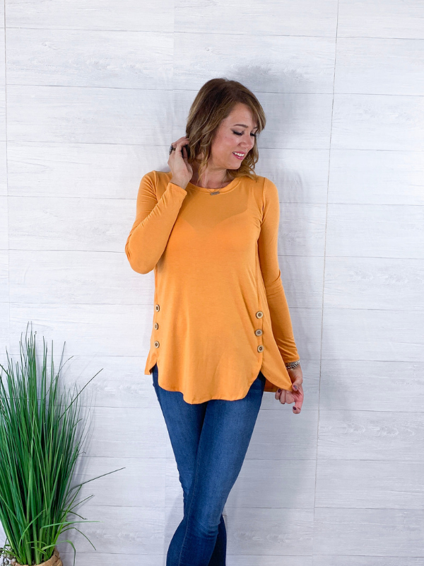 Perfect Day Top - Mustard